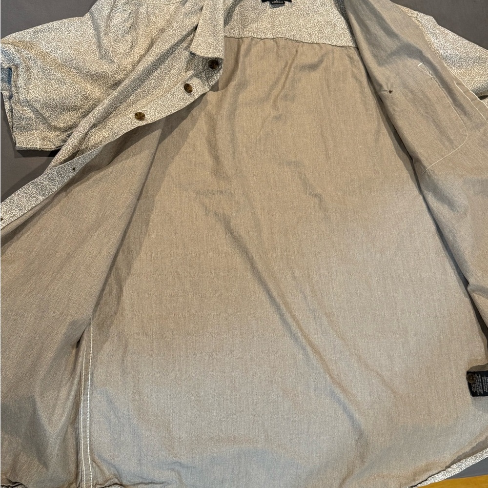 Men's Beige Patterned Shirt - Picture 7 of 7